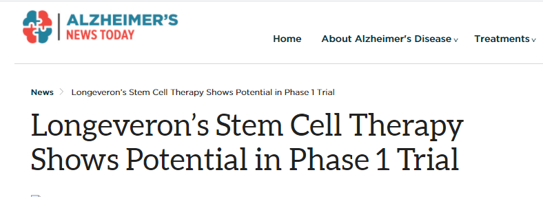 Longeveron 的干細(xì)胞療法在第一階段試驗(yàn)中顯示出潛力 Longeveron 的干細(xì)胞療法在第一階段試驗(yàn)中顯示出潛力