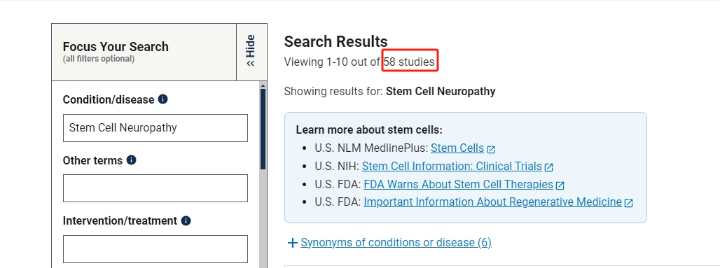 干細胞治療神經病變的臨床研究進展 干細胞治療神經病變的臨床研究進展