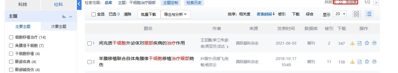 干細(xì)胞治療眼部疾病的臨床研究進(jìn)展 干細(xì)胞治療眼部疾病的臨床研究進(jìn)展