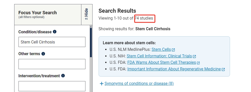 干細胞治療肝硬化的臨床研究進展 干細胞治療肝硬化的臨床研究進展