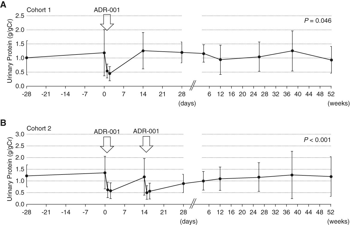 圖3：尿蛋白轉變。