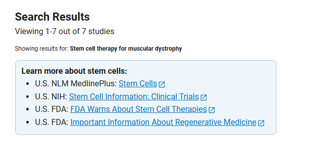 干細(xì)胞治療肌萎縮側(cè)索硬化癥肌肉萎縮癥的臨床研究項(xiàng)目有7項(xiàng)。其中已完成的有1項(xiàng)。